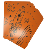 Spaceship A4 Sand Art - Pack of 10