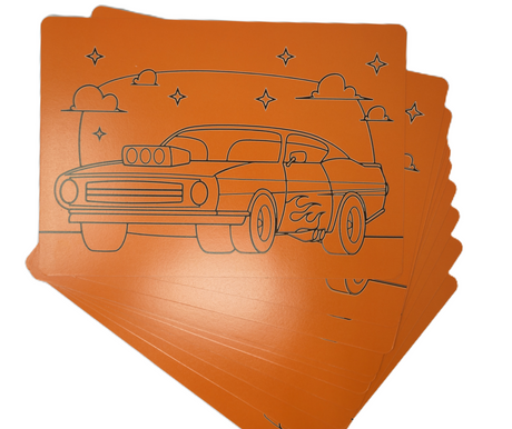 Hot Rod A4 Sand Art - Pack of 10
