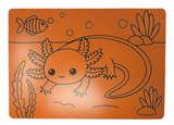 Axolotl A4 Sand Art - Pack of 10