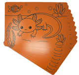 Axolotl A4 Sand Art - Pack of 10