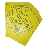 Hot air Balloon A4 Sand Art - Pack of 10