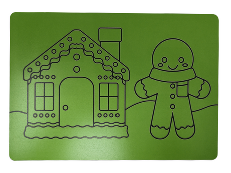 Gingerbread A4 Sand Art Picture - Pack of 10