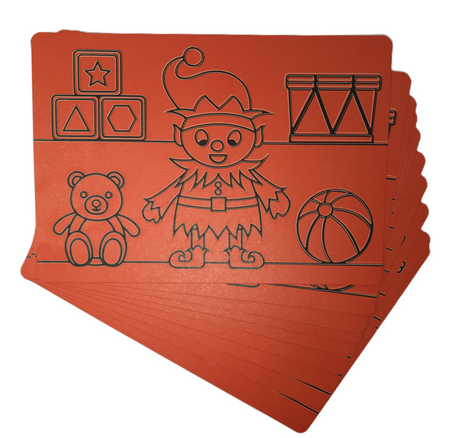 Elf A4 Sand Art Picture - Pack of 10