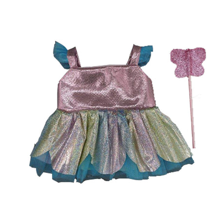 Shimmer Fairy Dress with Butterfly Wand