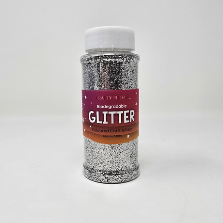 Bio Degradable Glitter 140g - Silver
