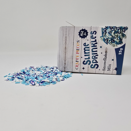 Slime Sprinkles Snowflake  Mix