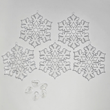 Suncatcher  -  Snowman   - Pack of 5 with Suction Hooks