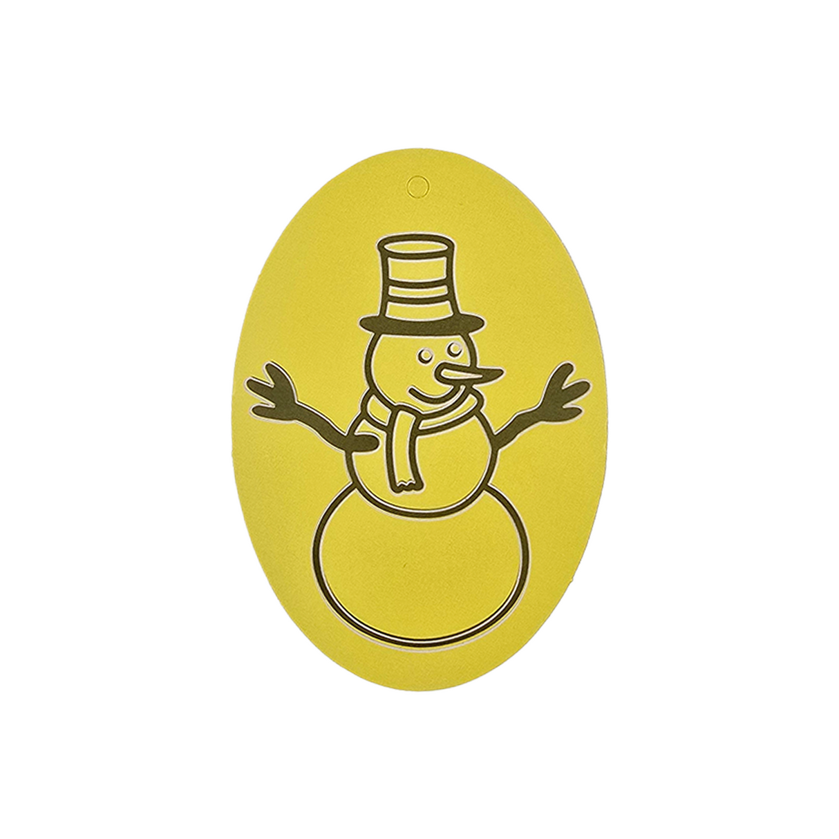 Snowman Oval Sand Art Picture (10 Pack)