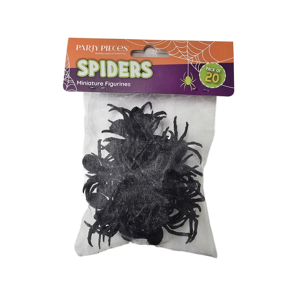 Spiders Pack of 20