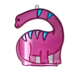 Suncatcher  - Dino Brontosaurus  -  Pack of 5 with Suction Hooks