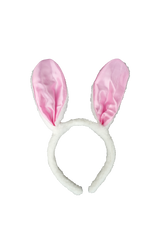 Bunny Ears White with Pink Ears