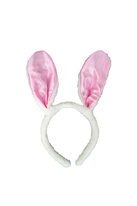 Bunny Ears White with Pink Ears