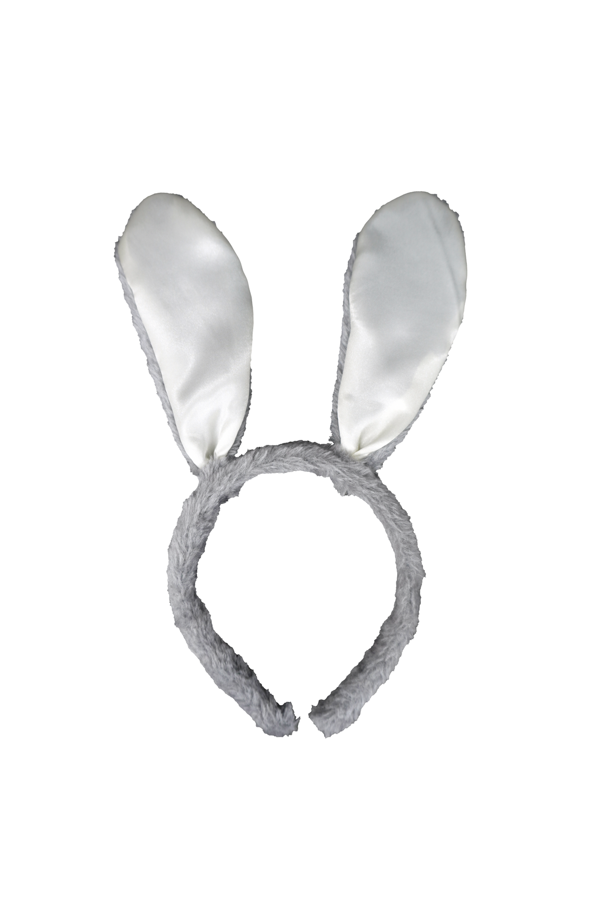 Bunny Ears Grey with White Ears