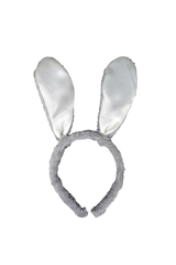 Bunny Ears Grey with White Ears