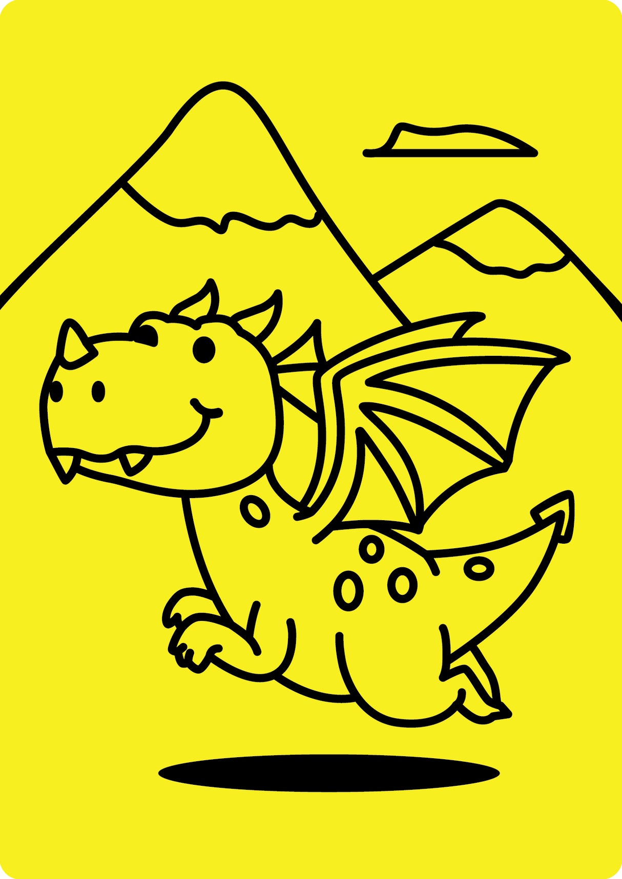 A4 Flying Dragon Sand Art Picture (25 Pack)