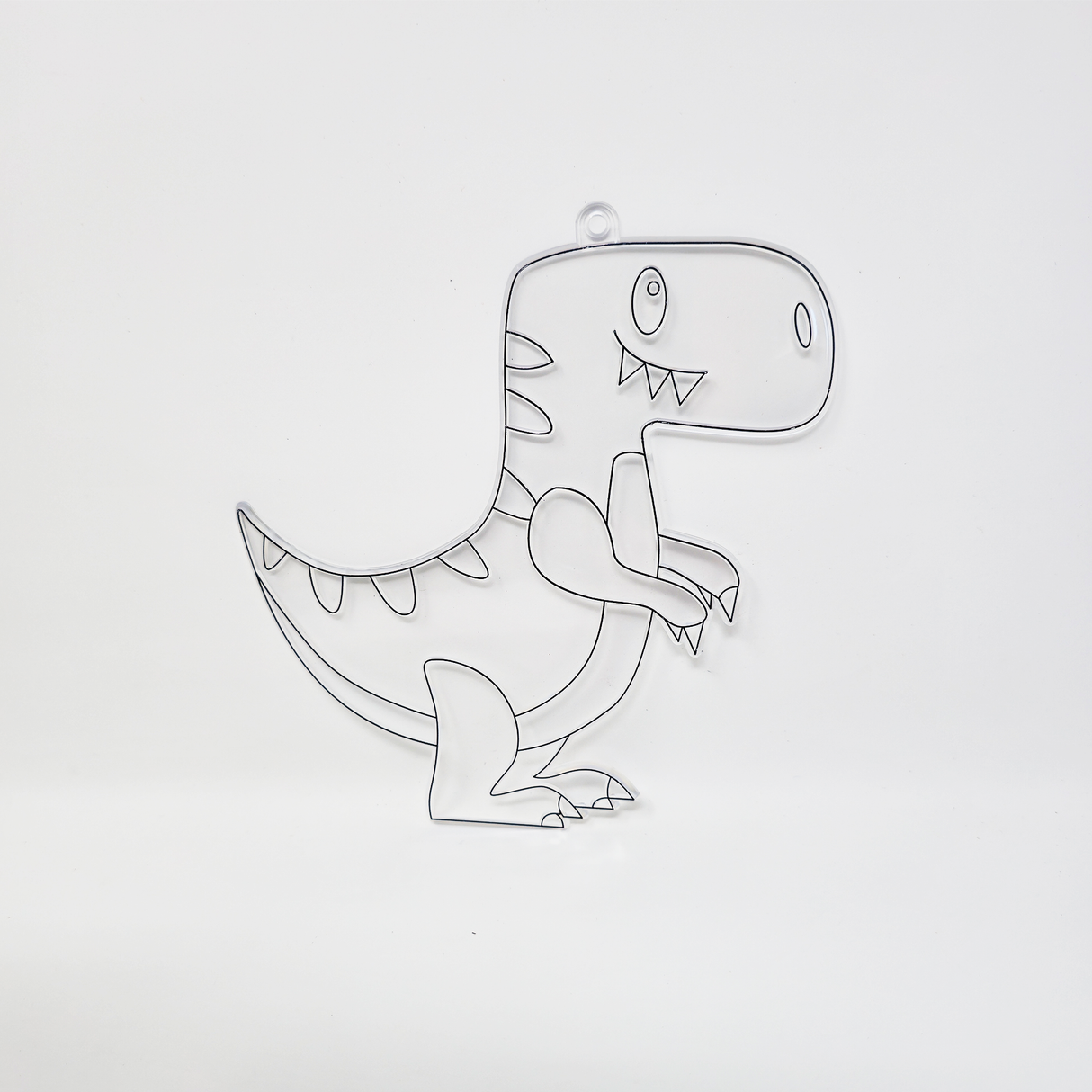 Suncatcher  - Dino T-Rex  -  Pack of 5 with Suction Hooks