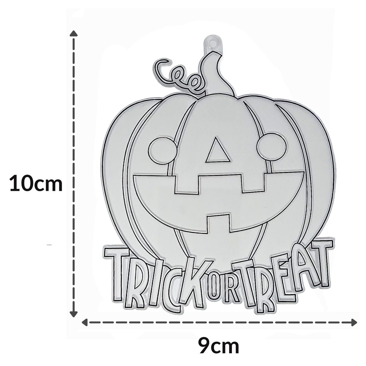 Suncatcher  -  Pumpkin  - Pack of 5 with Suction Hooks