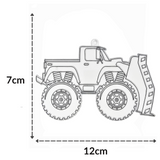Suncatcher  -  Truck   -   Pack of 5 with Suction Hooks
