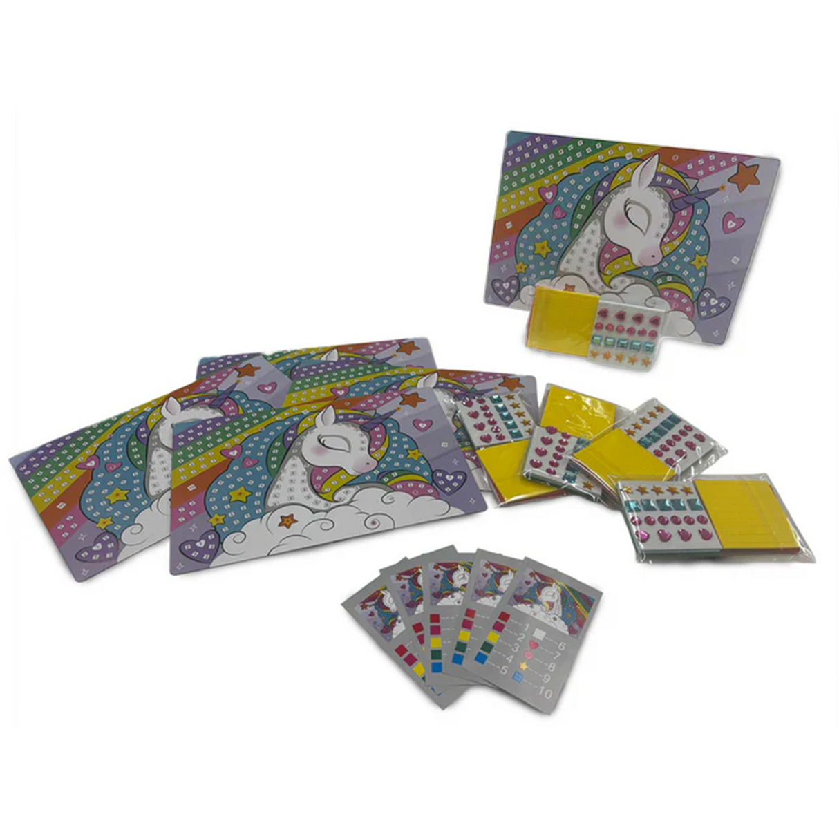 Mosaic Art Unicorn Pack of 5
