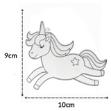 Suncatcher  -   Unicorn  - Pack of 5 with Suction Hooks