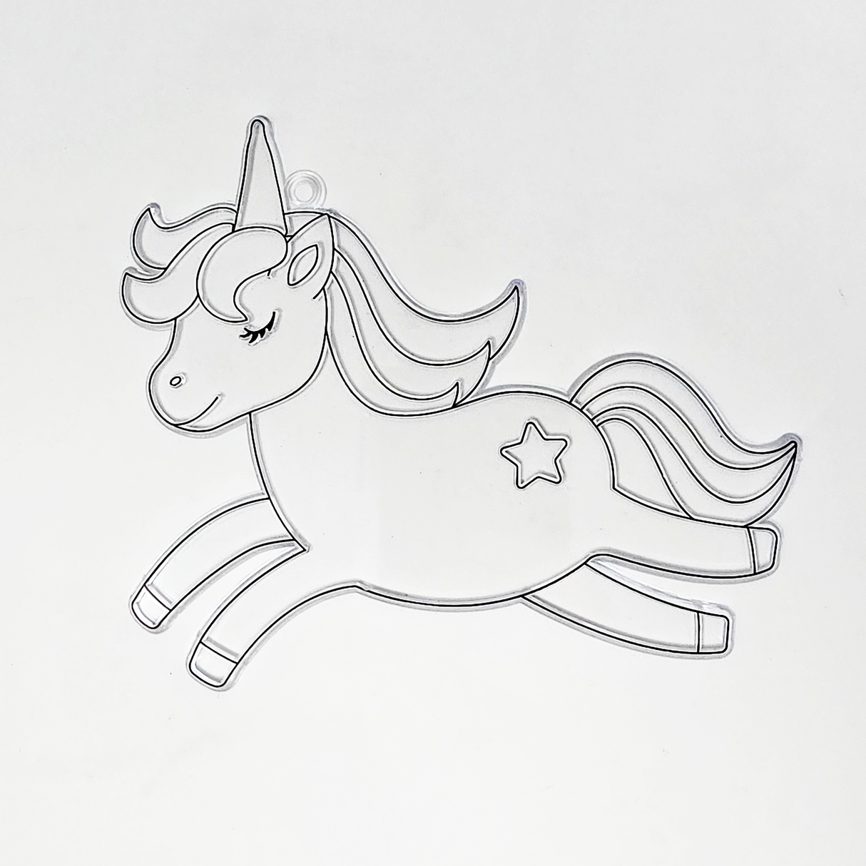 Suncatcher  -   Unicorn  - Pack of 5 with Suction Hooks