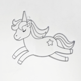 Suncatcher  -   Unicorn  - Pack of 5 with Suction Hooks