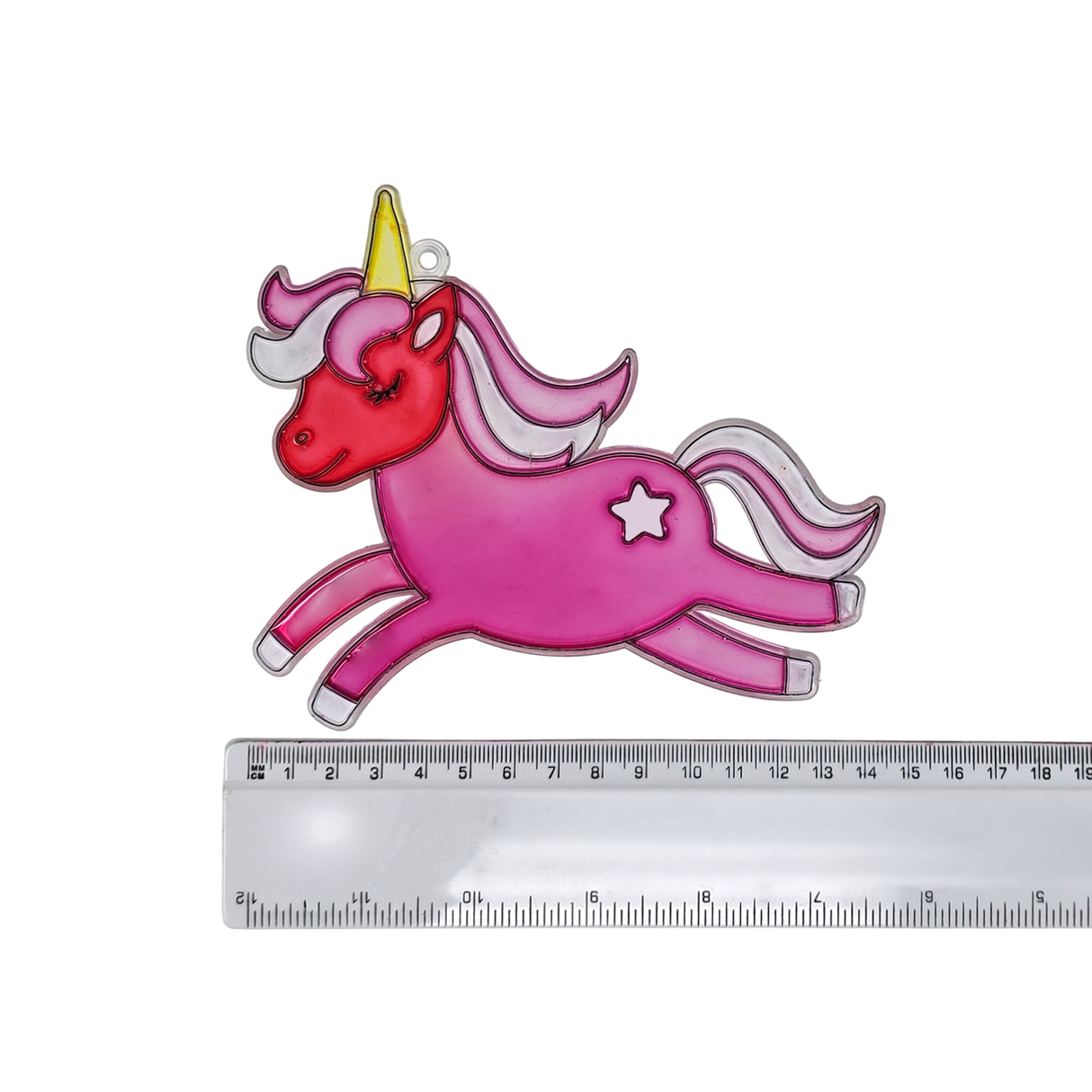 Suncatcher  -   Unicorn  - Pack of 5 with Suction Hooks