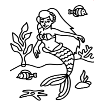 A4 Mermaid Sand Art Picture (Pack 25)