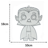 Suncatcher  -  Vampire   -  Pack of 5 with Suction Hooks