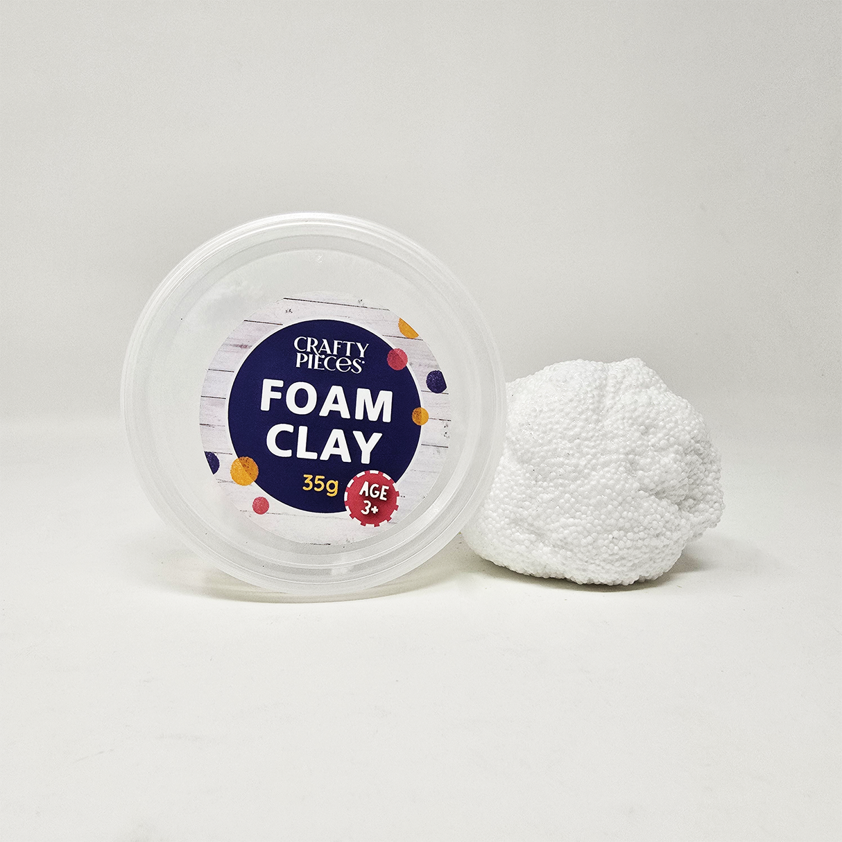 Foam Clay 35g Tub - White
