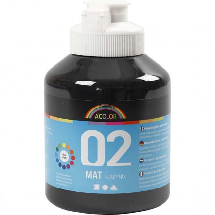 Black Acrylic Paint (500ml)