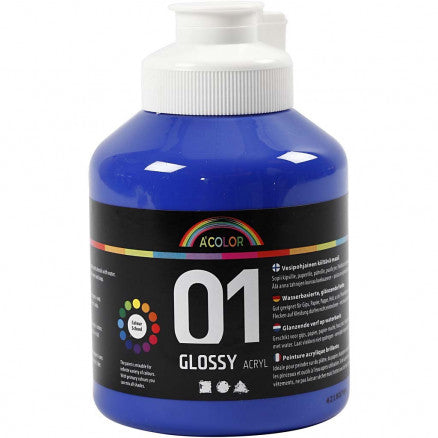 Blue Acrylic Paint (500ml)