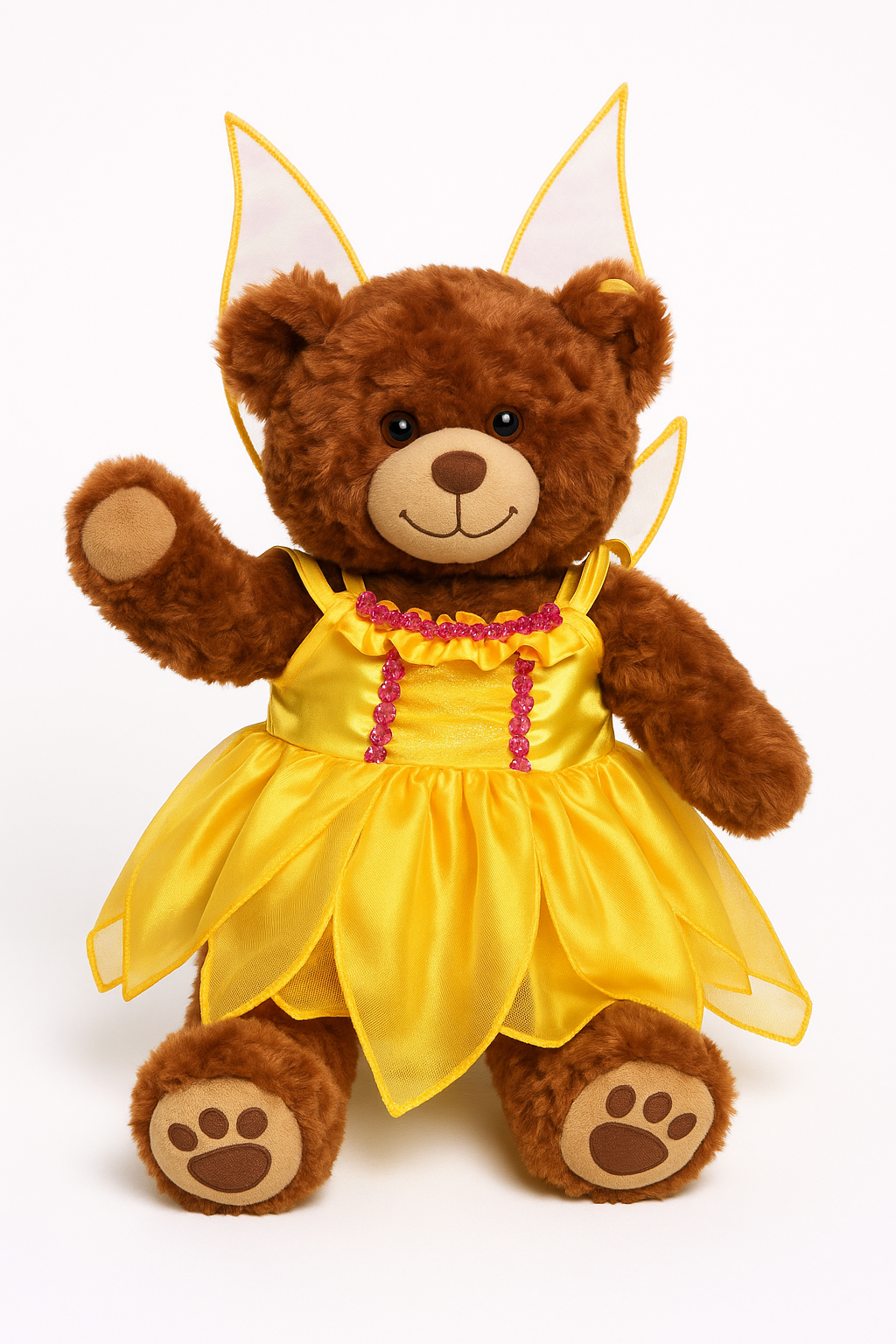 Yellow Butterfly Dress 16"
