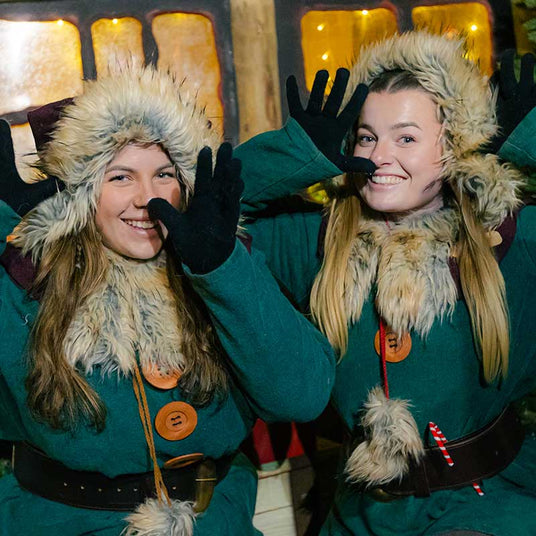 Elf actors at a Christmas Experience
