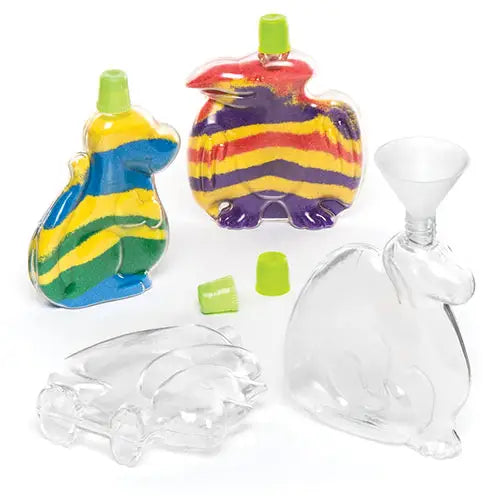 Dinosaur Sand Art Bottles (x4)