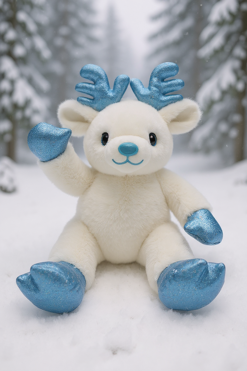 Ryder the Blue and White Reindeer