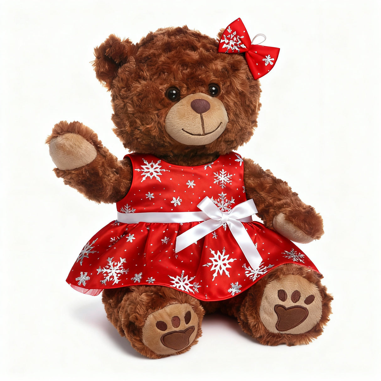 Red Christmas Dress with Bow