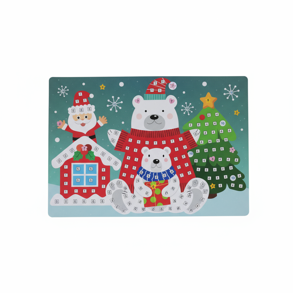 Mosaic Art Polar Bears Kit Pack of 5