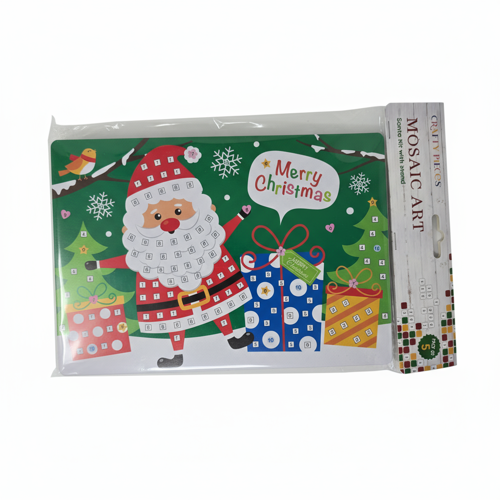Mosaic Art Santa Kit Pack of 5