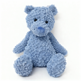 Heartbeat Stuffed Bear Flopsy Blue Teddy (16"")