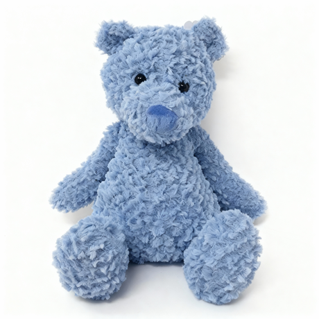 Heartbeat Stuffed Bear Flopsy Blue Teddy (16"")