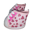 Pink Heart 16" Teddy Bear Shoes