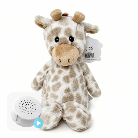 Flopsy Giraffe 10" Baby Heartbeat Bear