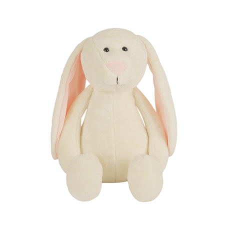 Heartbeat Stuffed Bear Flopsy Cream Bunny (16"")