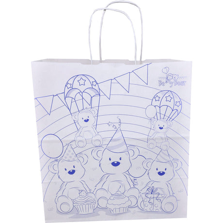 16" Colour In Carry Bag (Be My Bear)