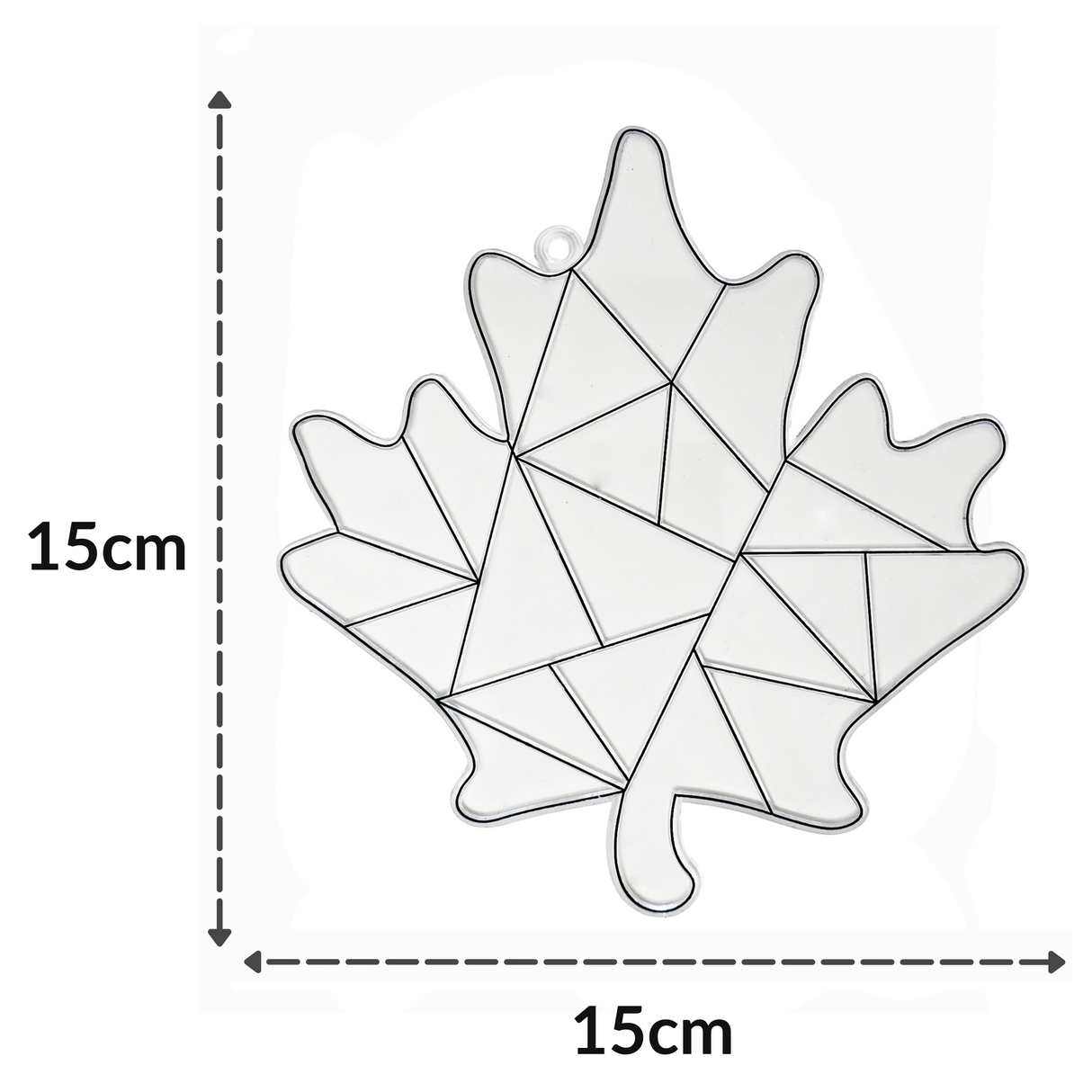 Suncatcher  -  Maple  -   Pack of 5 with Suction Hooks