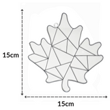 Suncatcher  -  Maple  -   Pack of 5 with Suction Hooks