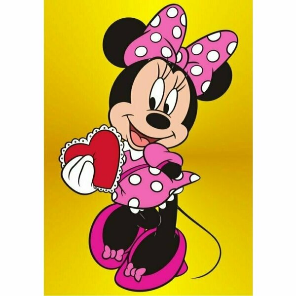 A4 Disney Minnie Mouse Love Sand Art Picture (25 Pack)