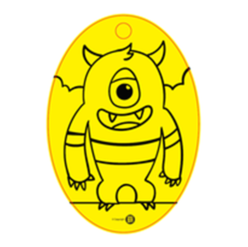 Monster Oval Sand Art Picture (10 Pack)