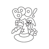 Boo & Witches Hat Sand Art Picture (10 Pack)